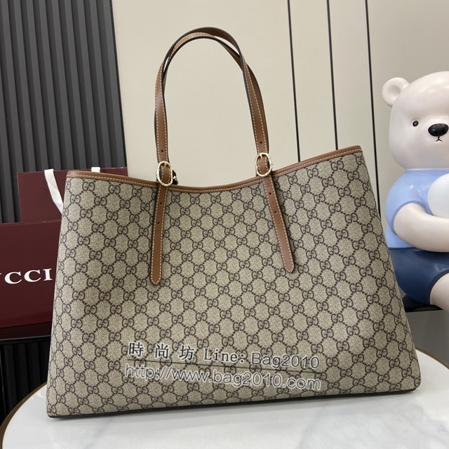 Gucci專櫃古馳最新款Emblem系列大號托特包 jh1989型號：815212